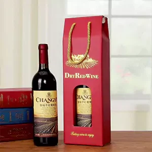 Caixa de vinho tinto